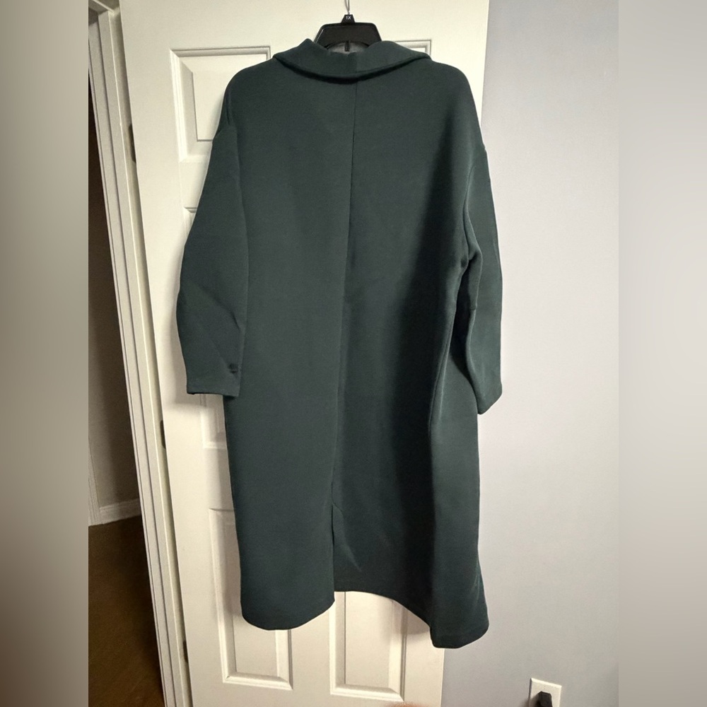 Nike Deep Teal Open-Front Coat - Picture 2 of 4